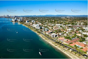 Marine Parade Biggera Waters Gold Coast QLD Aerial Photography