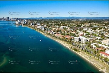 Marine Parade Biggera Waters Gold Coast QLD Aerial Photography