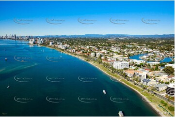 Marine Parade Biggera Waters Gold Coast QLD Aerial Photography