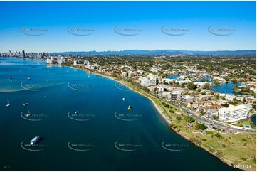 Marine Parade Biggera Waters Gold Coast QLD Aerial Photography