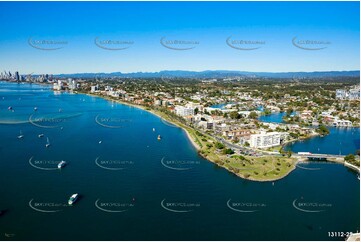 Marine Parade Biggera Waters Gold Coast QLD Aerial Photography