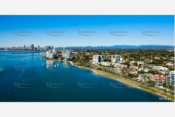 Marine Parade Biggera Waters Gold Coast QLD Aerial Photography
