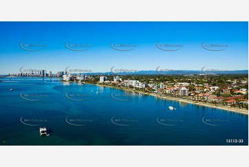 Marine Parade Biggera Waters Gold Coast QLD Aerial Photography