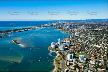 Marine Parade Labrador Gold Coast QLD Aerial Photography