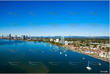 Marine Parade Labrador Gold Coast QLD Aerial Photography