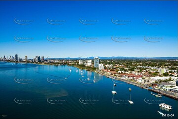 Marine Parade Labrador Gold Coast QLD Aerial Photography