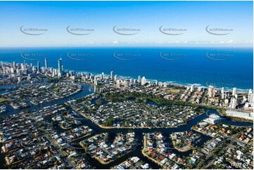 Broadbeach Waters QLD 4218 QLD Aerial Photography