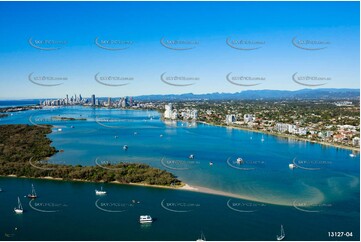 The Gold Coast Broadwater QLD Aerial Photography