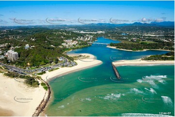 Currumbin Creek Entrance QLD Aerial Photography