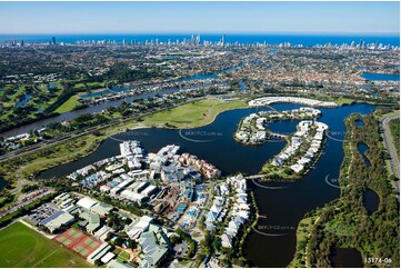 Emerald Lakes - Carrara Gold Coast QLD Aerial Photography