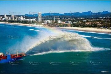 Balder R Rainbowing Sand at Miami Gold Coast QLD Aerial Photography