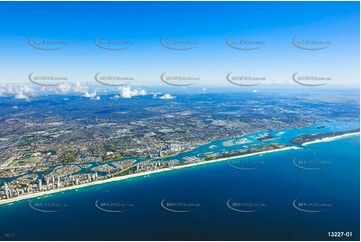 Main Beach captured from around 6900ft QLD Aerial Photography