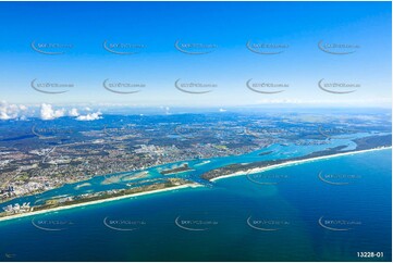 Gold Coast Broadwater QLD Aerial Photography