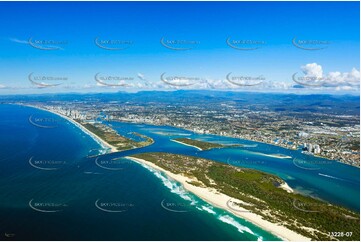 Gold Coast Broadwater QLD Aerial Photography