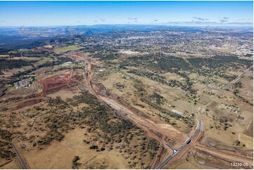 Toowoomba Bypass Construction at Cranley QLD Aerial Photography