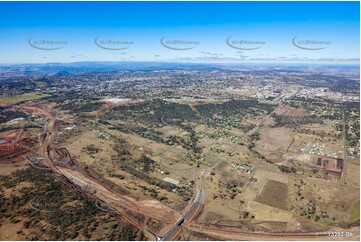 Toowoomba Bypass Construction at Cranley QLD Aerial Photography
