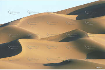 Desert Contours Aerial Photography