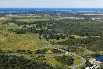Bruce Highway Caloundra Rd Interchange QLD Aerial Photography