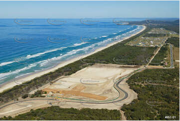 Salt Village Under Construction - Kingscliff NSW Aerial Photography