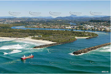 Sand Dredging The Tweed River Entrance NSW Aerial Photography