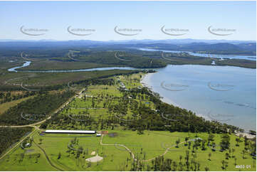 Aerial Photo Little Swan Bay Karuah NSW Aerial Photography