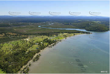 Aerial Photo Little Swan Bay Karuah NSW Aerial Photography