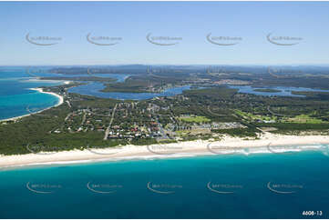 Aerial Photo Hawks Nest NSW Aerial Photography