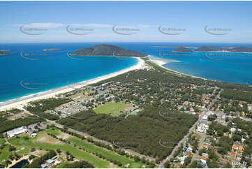 Aerial Photo Hawks Nest NSW Aerial Photography