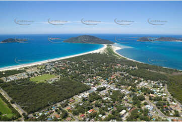 Aerial Photo Hawks Nest NSW Aerial Photography