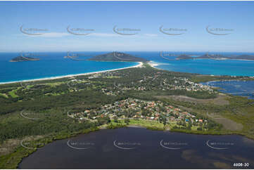 Aerial Photo Hawks Nest NSW Aerial Photography