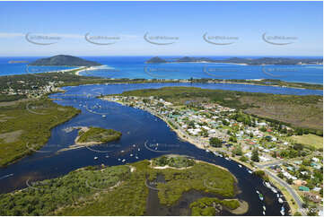 Aerial Photo Tea Gardens NSW Aerial Photography