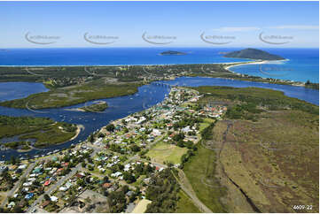 Aerial Photo Tea Gardens NSW Aerial Photography