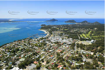Aerial Photo Nelson Bay NSW Aerial Photography