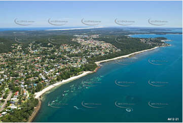 Aerial Photo Nelson Bay NSW Aerial Photography