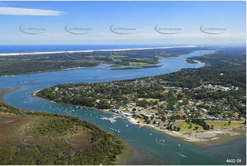 Aerial Photo Lemon Tree Passage NSW Aerial Photography