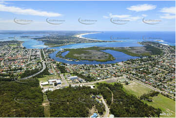 Aerial Photo Caves Beach NSW Aerial Photography