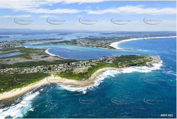 Aerial Photo Caves Beach NSW Aerial Photography