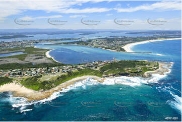 Aerial Photo Caves Beach NSW Aerial Photography