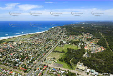 Aerial Photo Caves Beach NSW Aerial Photography