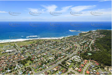 Aerial Photo Caves Beach NSW Aerial Photography