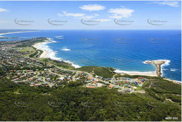 Aerial Photo Caves Beach NSW Aerial Photography