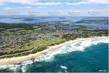 Aerial Photo Caves Beach NSW Aerial Photography