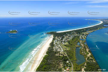 Aerial Photo Fingal Head NSW Aerial Photography