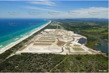 Salt Village Construction Kingscliff NSW - Circa 2003 NSW Aerial Photography