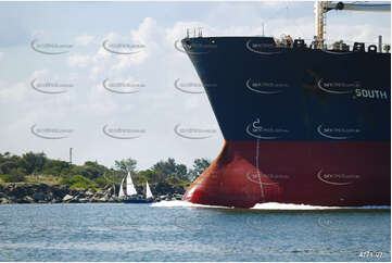 Bulk Coal Carrier - Port of Newcastle NSW Aerial Photography