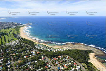Aerial Photo Shelly Beach NSW Aerial Photography