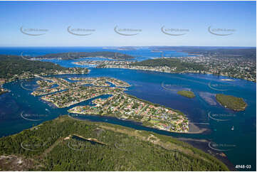 Aerial Photo St Huberts Island NSW Aerial Photography