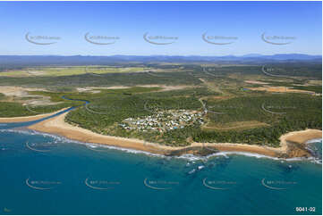 Aerial Photo of Green Hill Beach QLD Aerial Photography