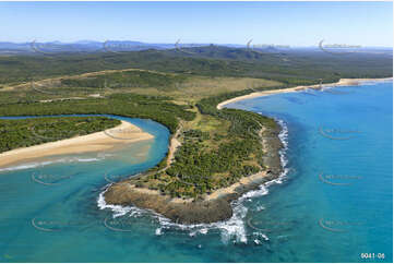 Aerial Photo of Green Hill Beach QLD Aerial Photography