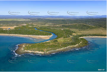 Aerial Photo of Green Hill Beach QLD Aerial Photography